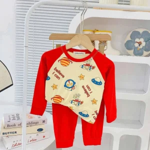 Space Adventure Long-Sleeve Pajama Set