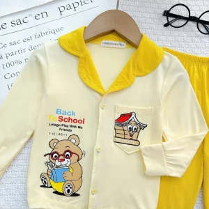 Back to School Bear Pajama Set